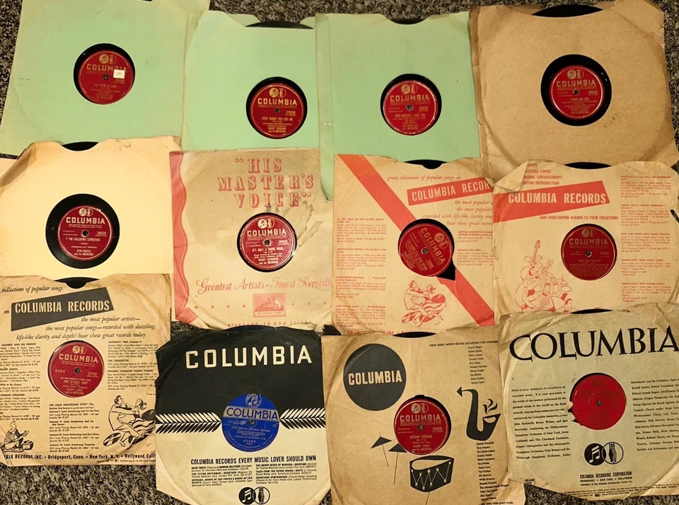 Lot Of 13 - VINTAGE Columbia 78 RPM Record by Gene Krupa and His Orchestra On RC Foto 2 de 4