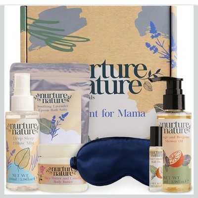 NEW Nurture by Nature Relaxing Mom Spa Gift Mama Maternity Postpartum Baby Showe