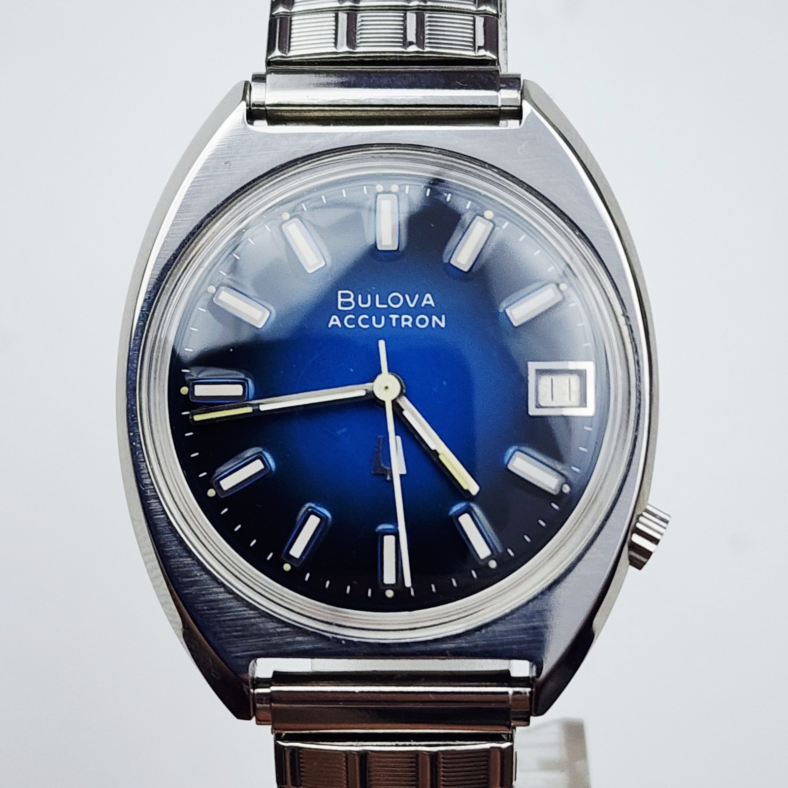 Men's Vintage 1974 TUNING FORK Watch BULOVA ACCUTRON Cal.2181