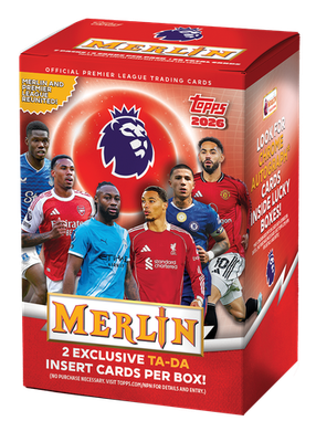 Topps 2026 Merlin Premier League 2箱 2026 TOPPS MERLIN ENGLISH PREMIER LEAGUE VALUE BLASTER BOX EPL
