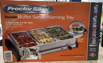 Proctor Silex 34300R Server & Food Buffets Food Warmer Triple Bins