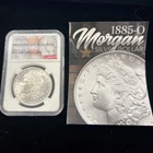1885-O Morgan Silver Dollar $1 - NGC BU / .9 / w/Redbook Info Sheet -No Reserve!