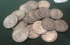 Walking Liberty Half Dollar-Roll 20 Full Date~1940-1946~Mix dates & MM's~Av Circ