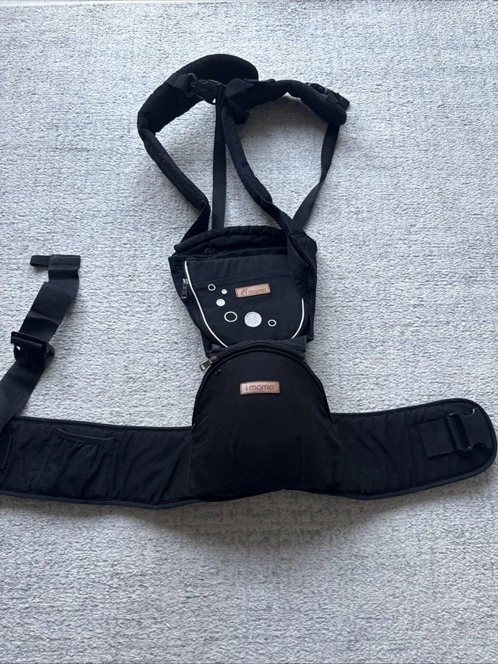 Baby Carrier Multifunctional Waist Stool Toddler Hip Carrier Black Aimama 6.8kg+ - Image 4 of 4
