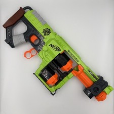 Nerf Zombie Strike Doominator 22  Dart Blaster   Pre-Owned, No Darts - WORKS