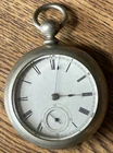 Antique Pocket Watch American Springfield, Illinois Key Wind Open Face Not Run