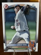 Jonah Tong 2025 1st Bowman Prospect METS Rookie BP-105