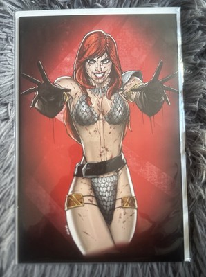2023 Red Sonya # 1 Nate Melendez Virgin Variant NATWA NM