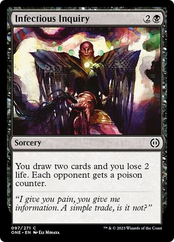 INFECTIOUS INQUIRY x4 mtg NM-M Phyrexia All Will Be One 4 Common