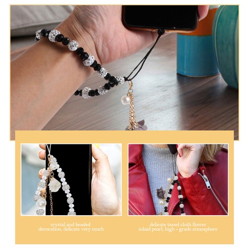 2 Pcs Mobile Phone Decorative Bracelet Strap Charms Pendants Lanyard - 第 8/12 張圖片