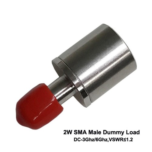 Metal 2W SMA-J Dummy Load Coaxial Adapter RF Coaxial Termination Flase Load 50Ω - Zdjęcie 6 z 10