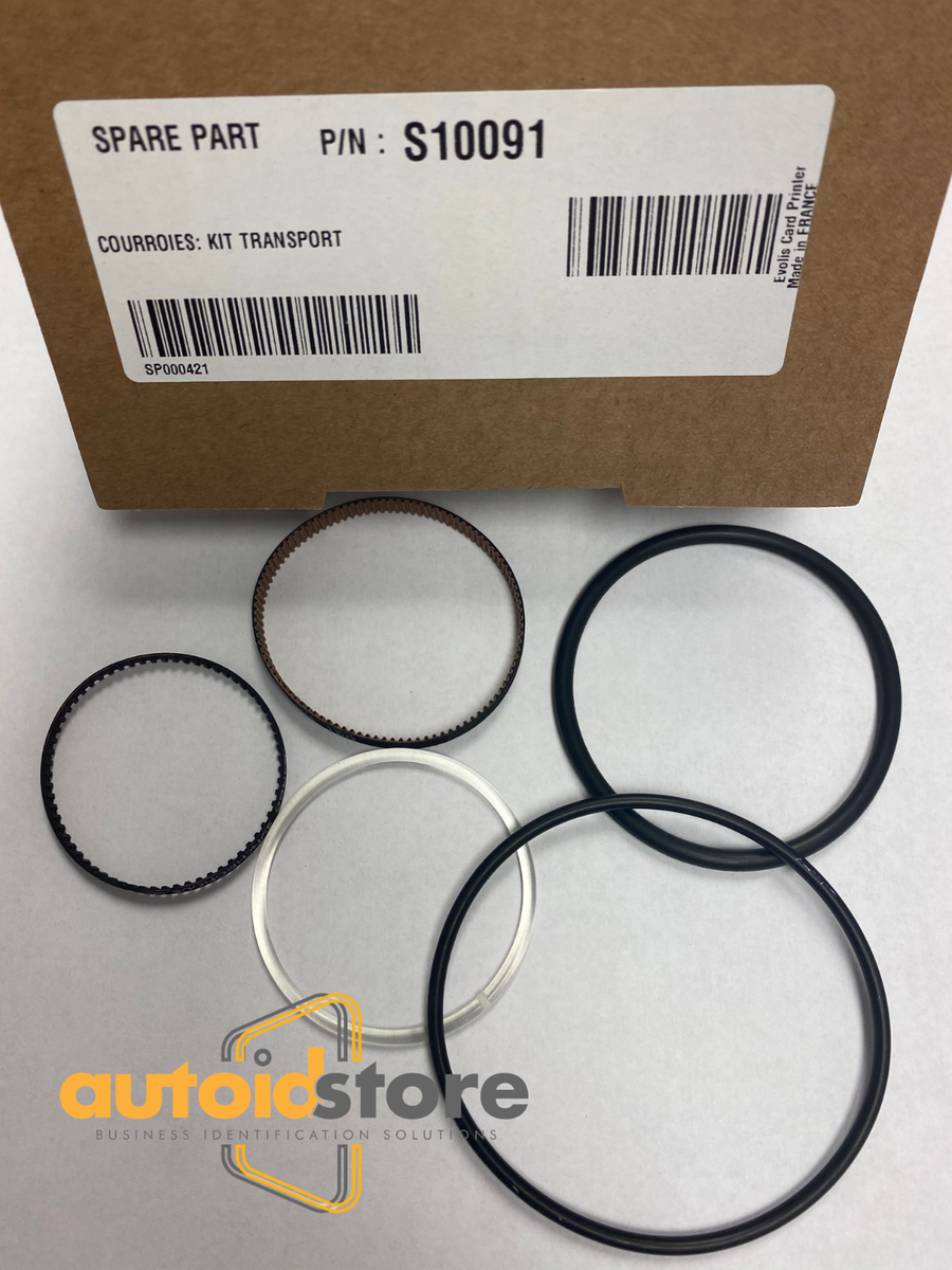 Evolis Transport Belt Kit for Primacy Zenius S10091Belts NEW Evolis Transport Belt Kit for Primacy Zenius S10091Belts NEW