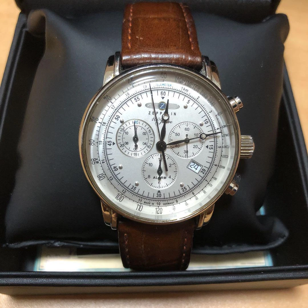 Zeppelin watch chronograph made in Germany