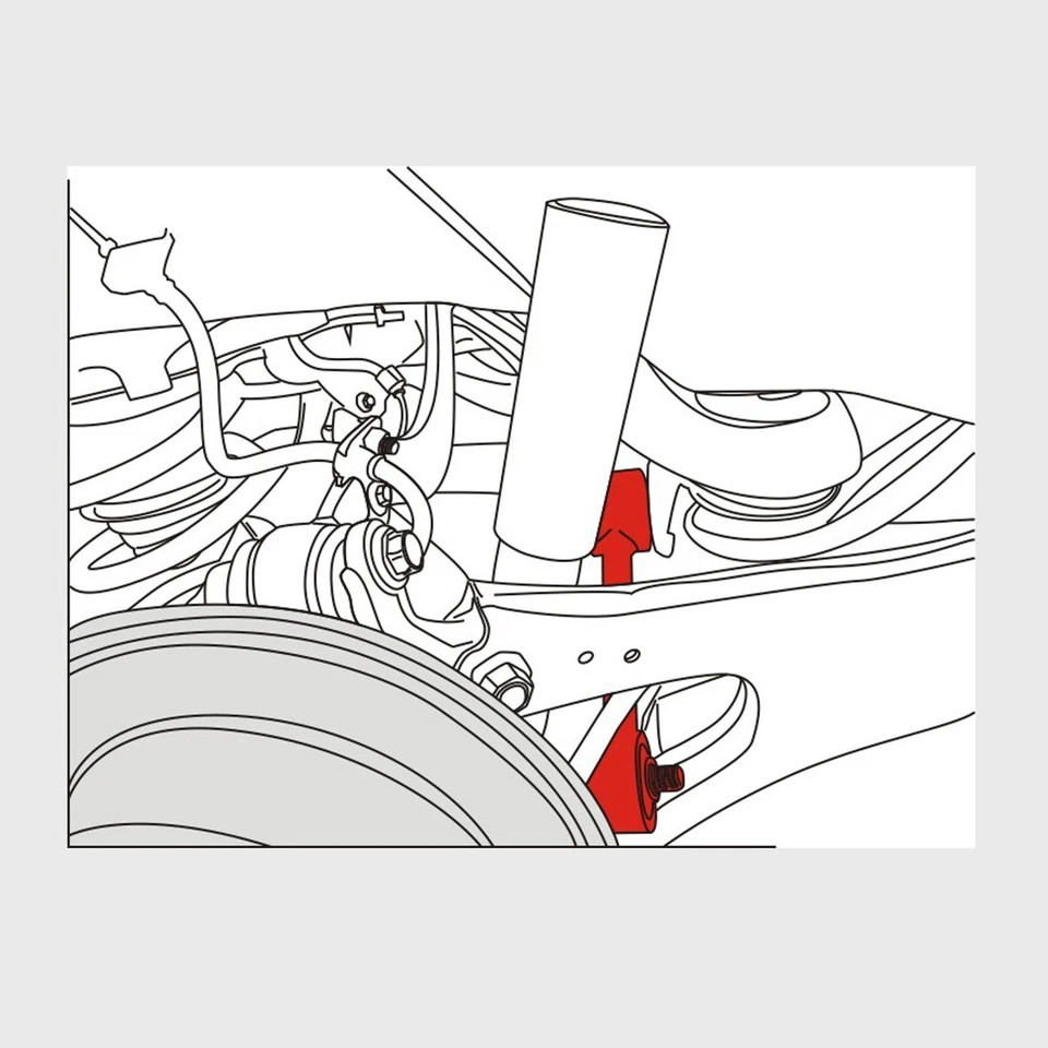 LYKT 2pcs Rear Toe Control Arm for Toyota Rav4 06-18, Lexus NX200t /NX300/NX330h Foto 2 de 4