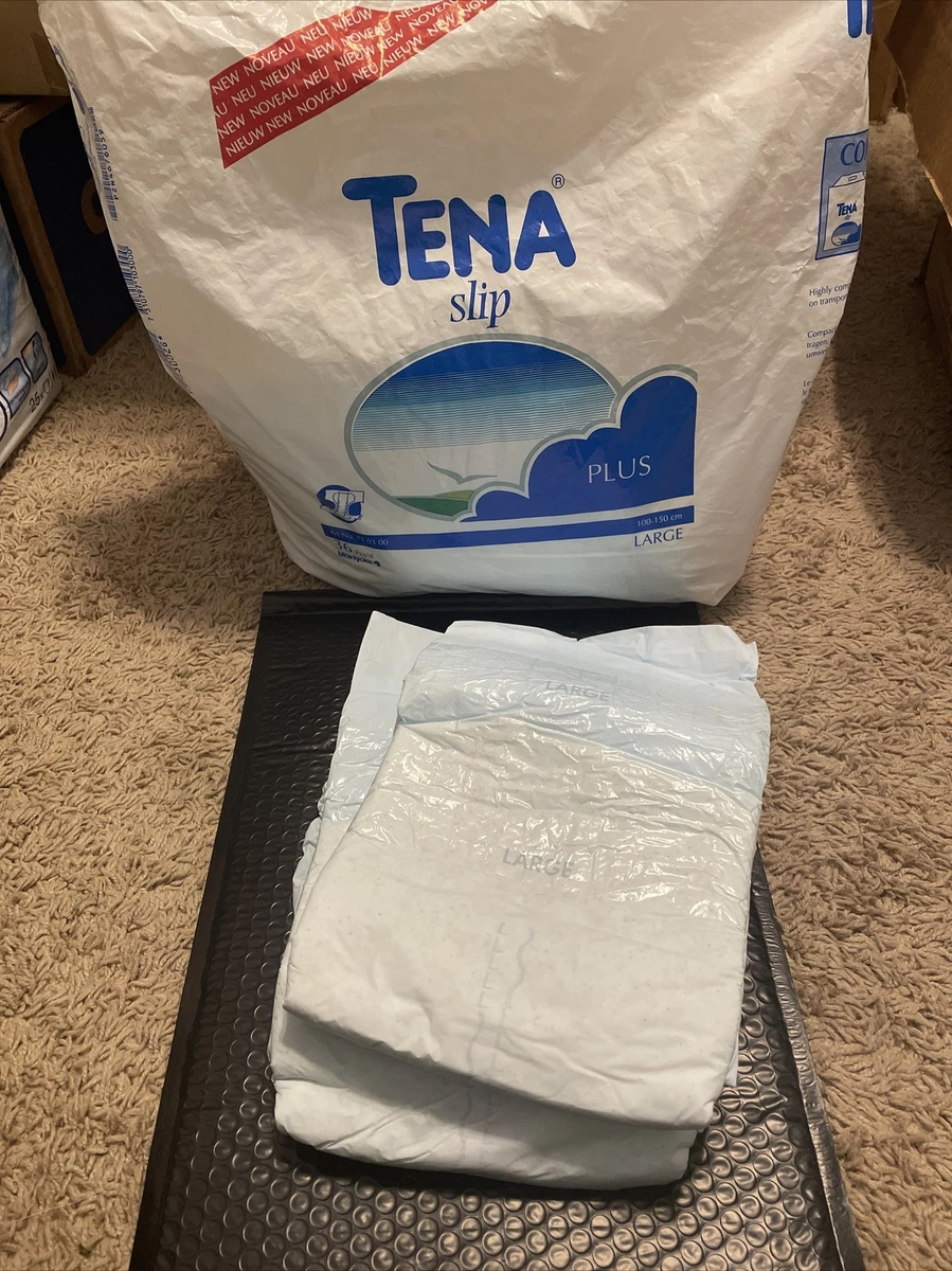 2 X Large Tena Slip Plus Vintage Adult Diapers