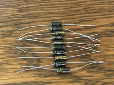 Axial Electrolytic Capacitor, 22uF, 50V - Lot of 10