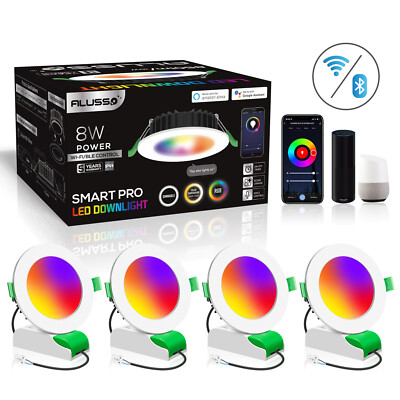 70mm Smart LED Einbaustrahler WiFi Alexa Smart Spotlight RGBCW CCT Bluetooth