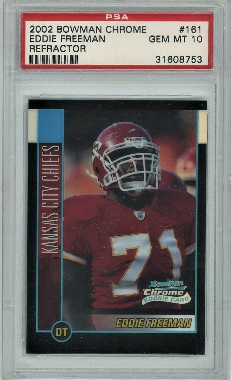 Eddie Freeman Bowman Chrome #161 Refractor