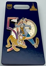 DISNEY WORLD PARKS WDW50 50TH ANNIVERSARY GOOFY TUXEDO AND PLUTO PIN