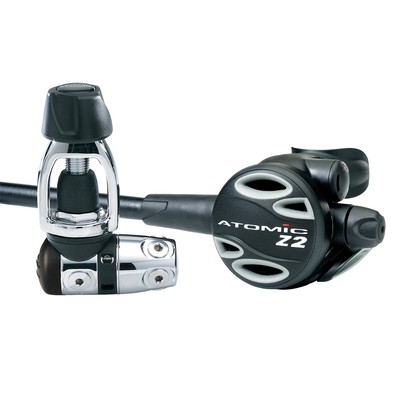 Atomic Aquatics Z2 Regulator Yoke Gray - 1st and 2nd Stage Set (03-0050-3P)