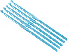 5 Pack - Size H Size 8 Aluminum Crochet Hooks - 6" Length - 5Mm Diameter - Kn