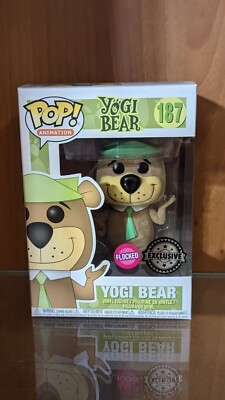 Funko Pop! Vinyl: Yogi Bear - Funko Shop (Exclusive) #187 FLOCKED EXCLUSIVE