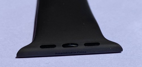 Apple Watch Gray Sport Band Space Gray Pin Series 42mm SE 44mm 7 8 45mm 49mm M/L - Picture 4 of 7