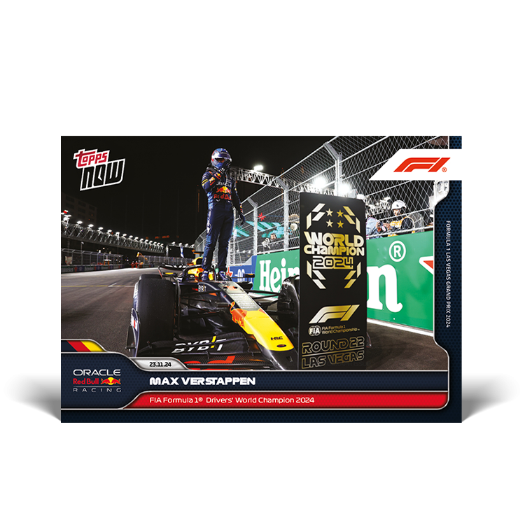 Max Verstappen FIA F1 Drivers World Champion 2024 Formula 1 Topps