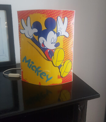 MICKY-MAUS DISNEY Lampe ausgefallene ca. 32 cm hoch * neuwertig * schönes Licht