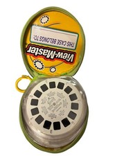 View-Master soft zipped Carry Case Storage - Holds 48 reels With 8 Reels Sharks