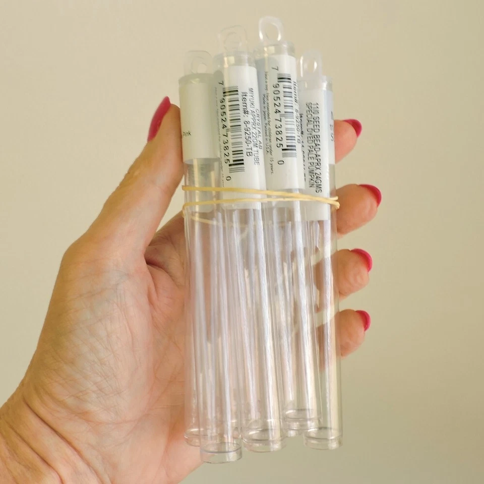 Usado FHT5 - Tubo de plástico redondo 5 x 9/16 pulgadas con tapa colgante 50 un. Foto 2 de 4