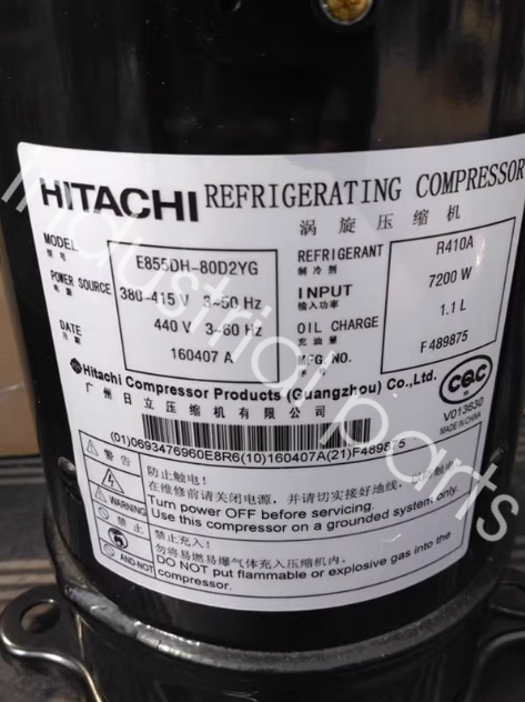1PC Hitachi Compressor E855DH-80D2YG BRAND NEW Fedex or DHL | eBay