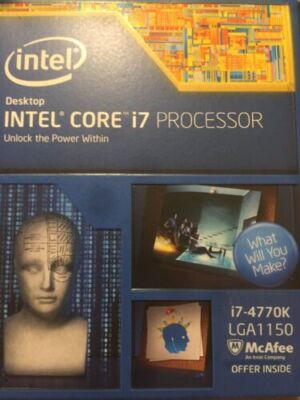 Intel Core i7-4770K 3.5GHz 8mb Quad-Core LGA1150 Prozessor (Box)