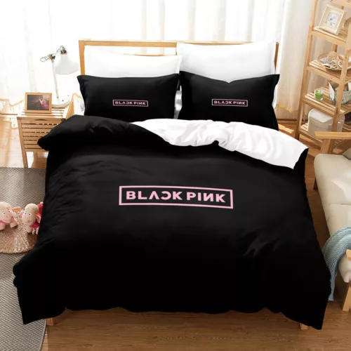 BLACKPINK K-POP Doona Duvet Cover Bedding Set Pillowcase Single Double Queen - Picture 8 of 31