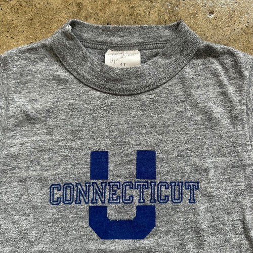 Vintage Toddler University of Connecticut Gray and Blue Single Stitch T-Shirt - Picture 3 of 6
