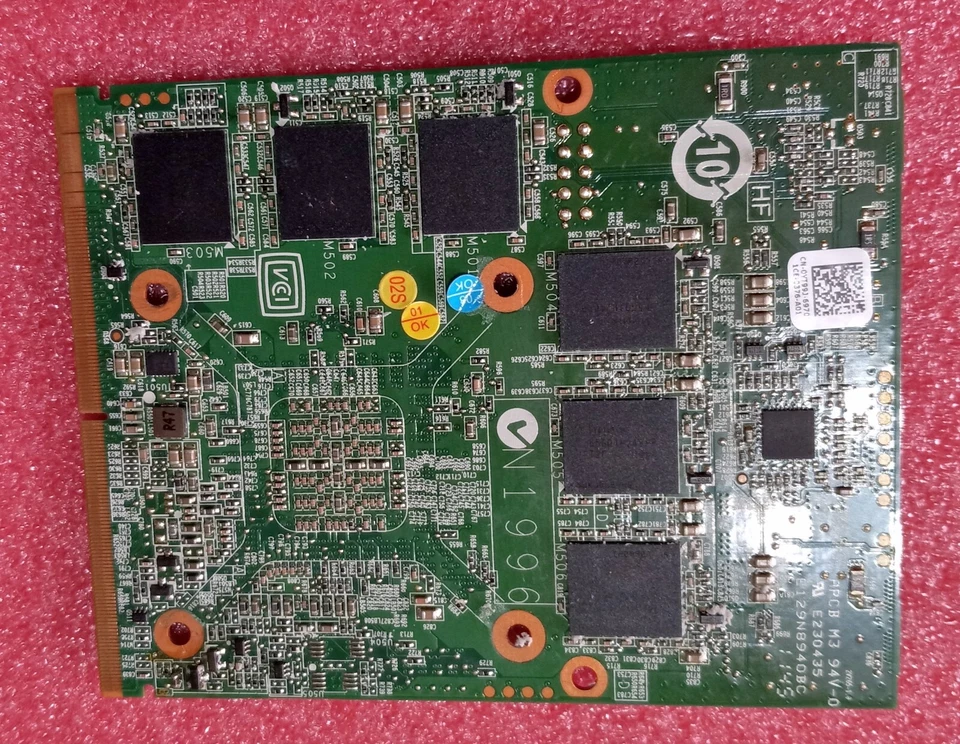 Dell Alienware NVIDIA GTX 560M 1.5GB video card N12E-GS-A1 Graphics Card  - Image 3 of 3