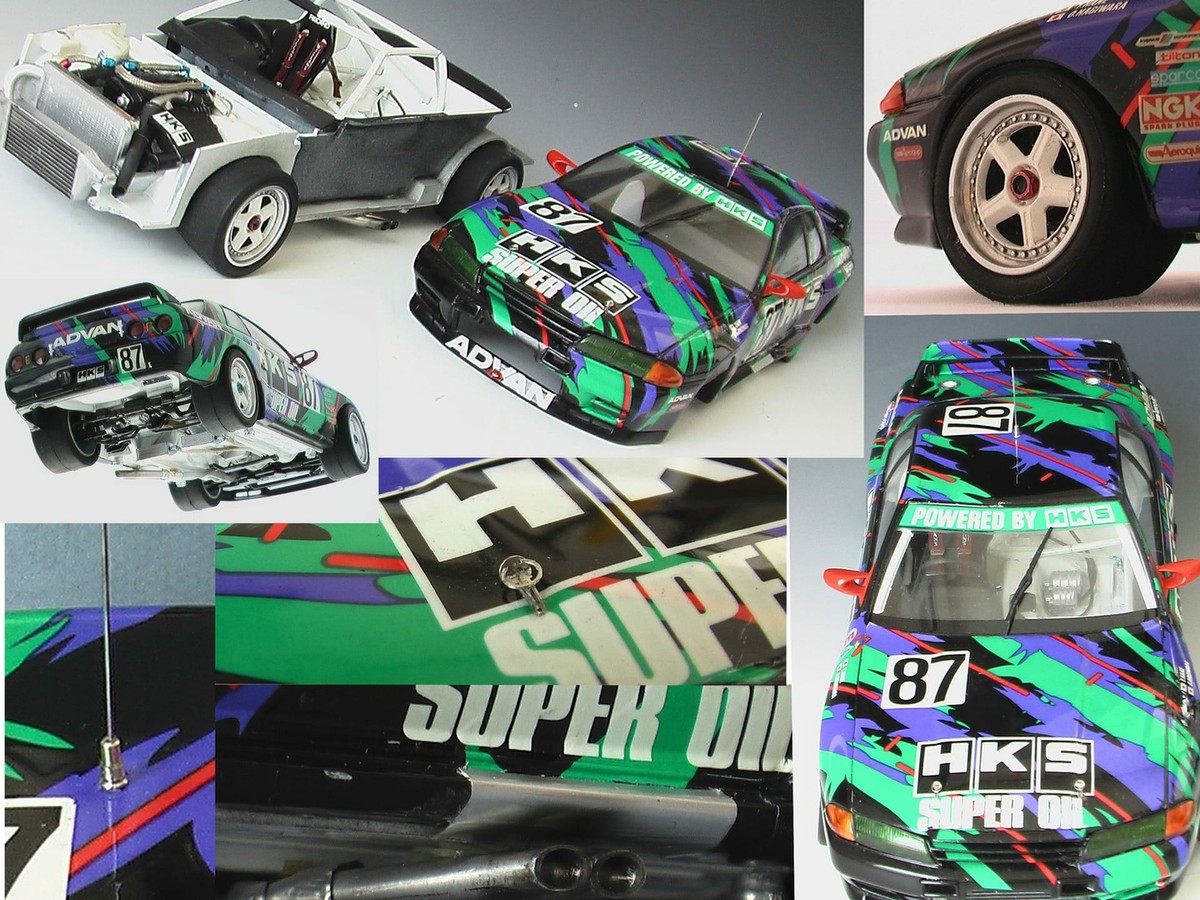 Rare kit Tamiya 1/24 Nissan HKS Skyline GT-R Gr.A from Japan 3887