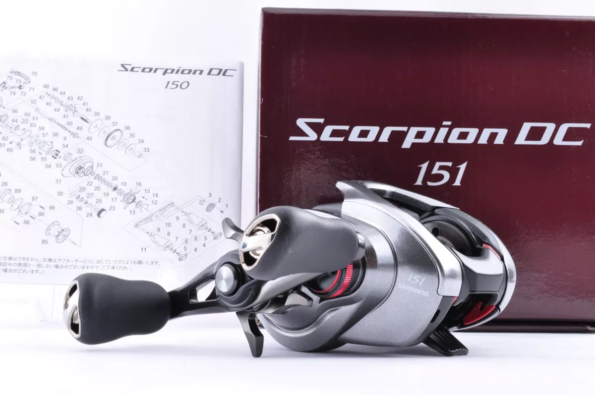 SHIMANO 21 SCORPION DC 151 Left hand drive Bait reel Ship from Japan