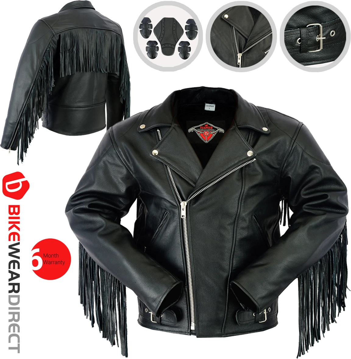 Cuir Gland Frange Veste Moto Brando Cruiser Perfecto Motard eBay