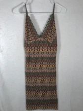 Jens Pirate Booty Empire Waist Slip Dress Size Small Beach Sundress Crochet Lace