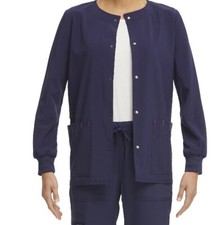 ScrubStar Size 2XL Warm up jacket Blue Long Sleeve - New with Tags