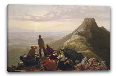 Kunstdruck Jerome B. Thompson - Die verspätete Feier auf Mansfield Mountain