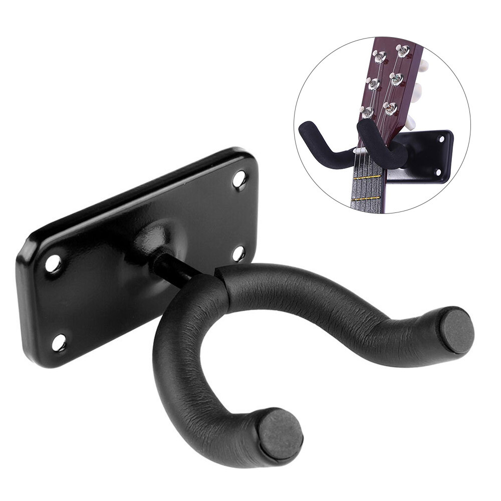4 Pcs Padded Guitar Display Wall Hanger/Bracket /Hook Bass Electric