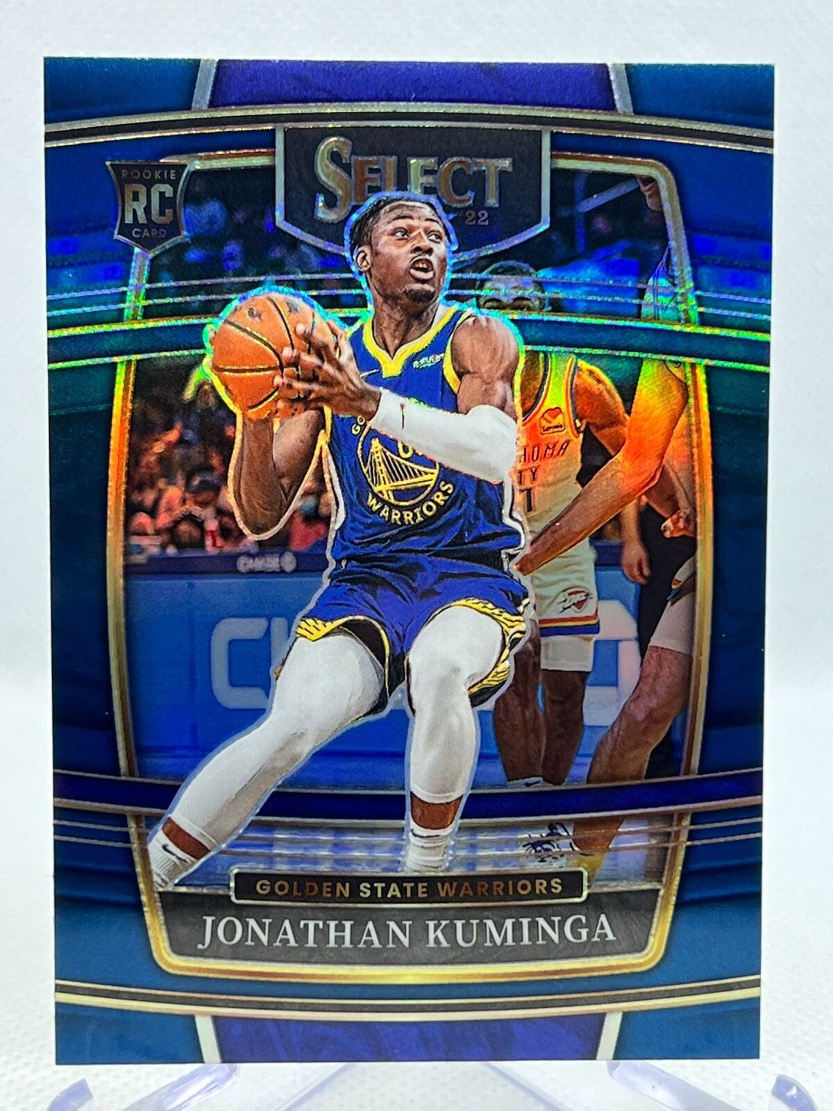 JONATHAN KUMINGA RC 2021-22 Panini Select Basketball #28 Concourse BLUE PRIZM
