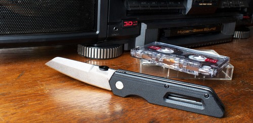 Kershaw Knives 2050 Mixtape Folding Knife 3.1" 8Cr13MoV Stonewashed GFN Handle - Picture 2 of 8