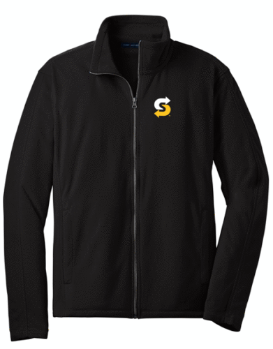 MEN WOMEN'S SUBWAY BLACK FULL ZIP FLEECE JACKET - MENS SIZE XS - UNISEX NEW! - Picture 1 of 6