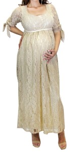 Elegant Maternity Wedding Baby Shower Dress Long Sleeve Dress New