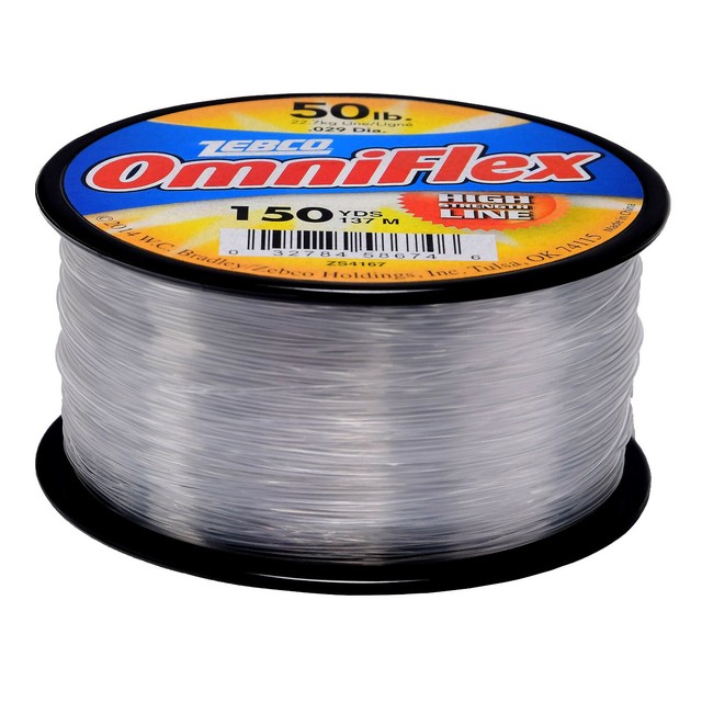 Zebco BRAND Omniflex Monofilament Fishing Line 6 LB 675 Yards Clear