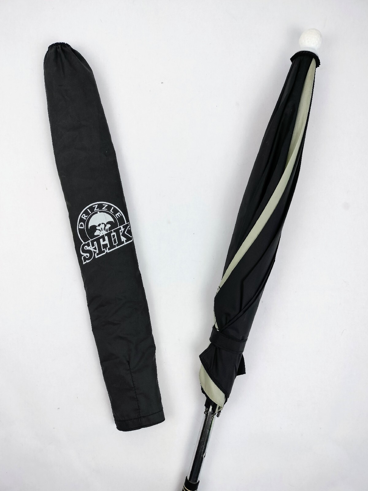 Drizzle Stik Golf Bag Umbrella Golf Club Rain Cover Drizzle Stick Black Gray eBay