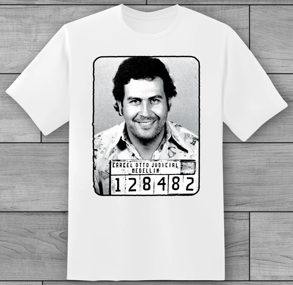 PABLO ESCOBAR - Camiseta Mug Shot Cartel Foto 2 de 4